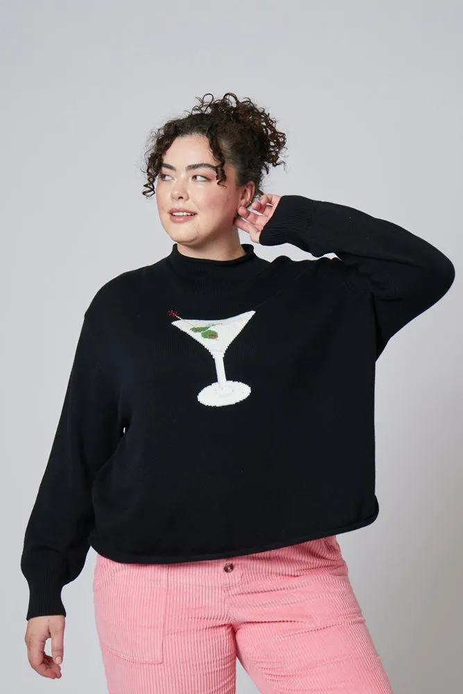 MARTINI MOCKNECK SWEATER BLACK sold by Rachel Antonoff product image thumbnail 4