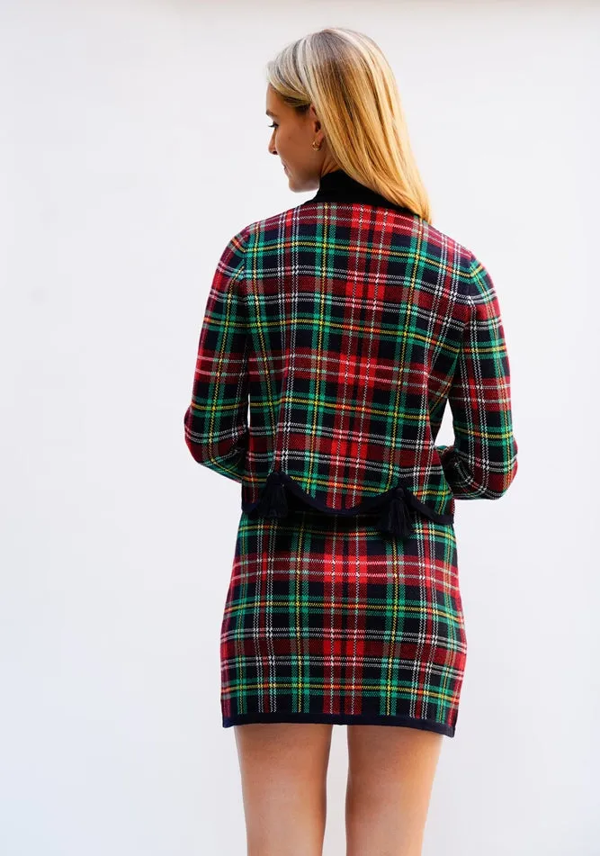 CLARA CARDIGAN TARTAN sold by Rachel Antonoff product image thumbnail 4
