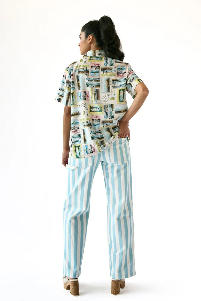 BRUNO JEAN LIGHT BLUE PAINTED OVER sold by Rachel Antonoff product image thumbnail 5