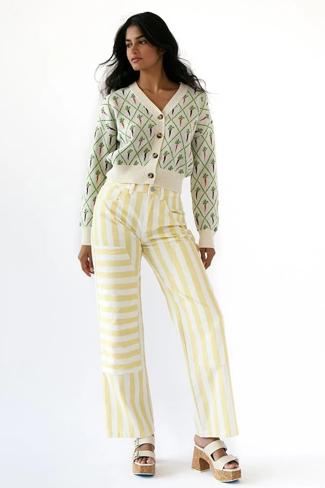 ANA CARDIGAN RAINBOW CARROTS sold by Rachel Antonoff product image thumbnail 5