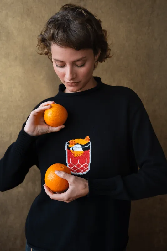 NEGRONI MOCKNECK SWEATER made by Rachel Antonoff