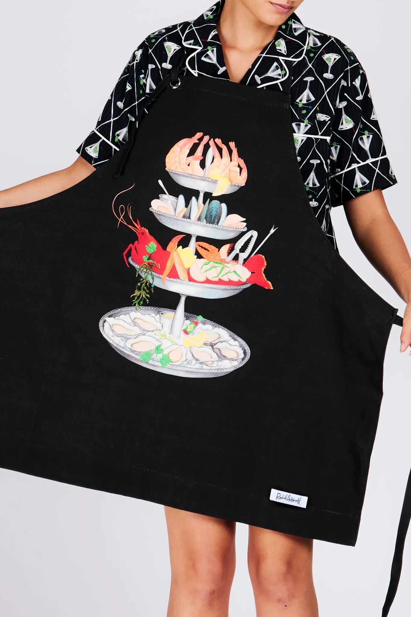 SEAFOOD TOWER APRON sold by Rachel Antonoff