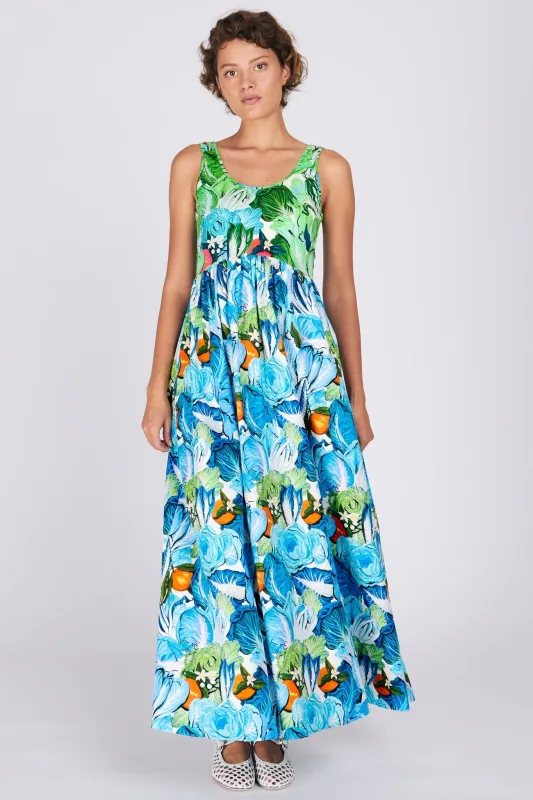 AUBREY DRESS RADICCHIO & CITRUS sold by Rachel Antonoff