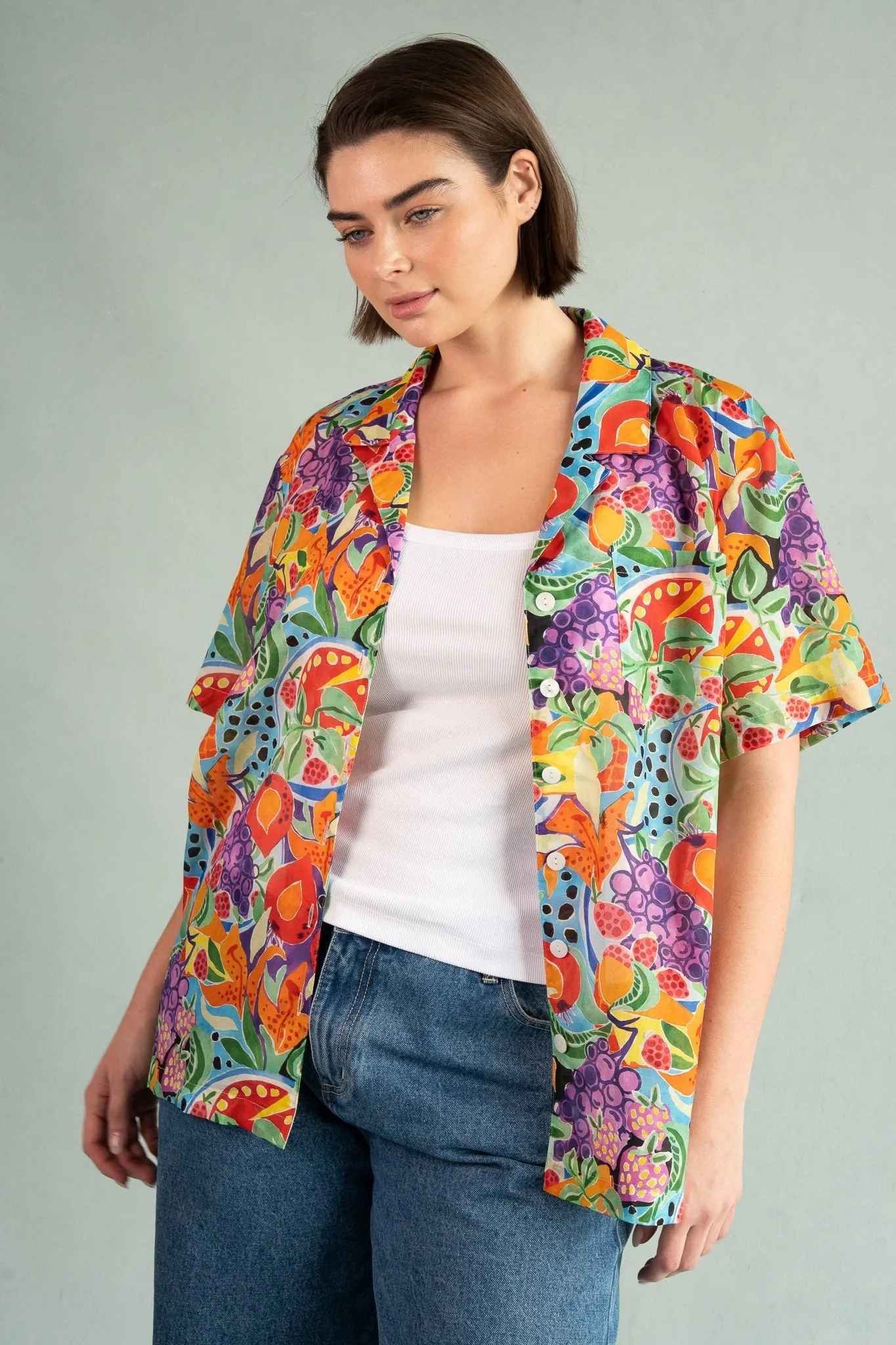 JAMES SHIRT DOTTED FRUITS sold by Rachel Antonoff product image thumbnail 5