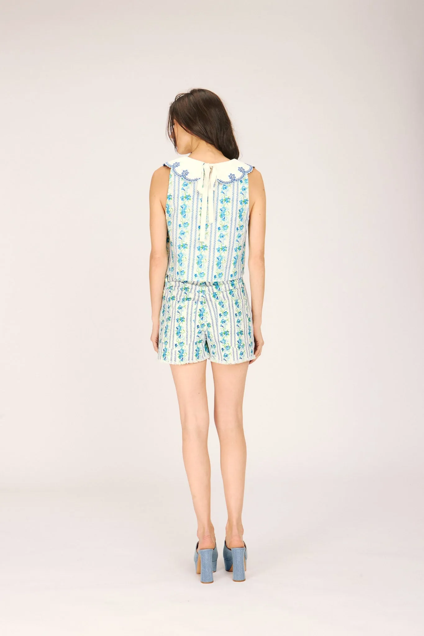 GEORGIA TOP POWDER ROOM FLORAL sold by Rachel Antonoff product image thumbnail 4