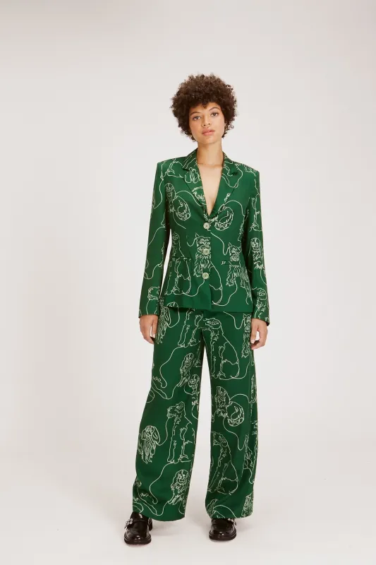 JEANNE BLAZER DOG SCRAWL made by Rachel Antonoff