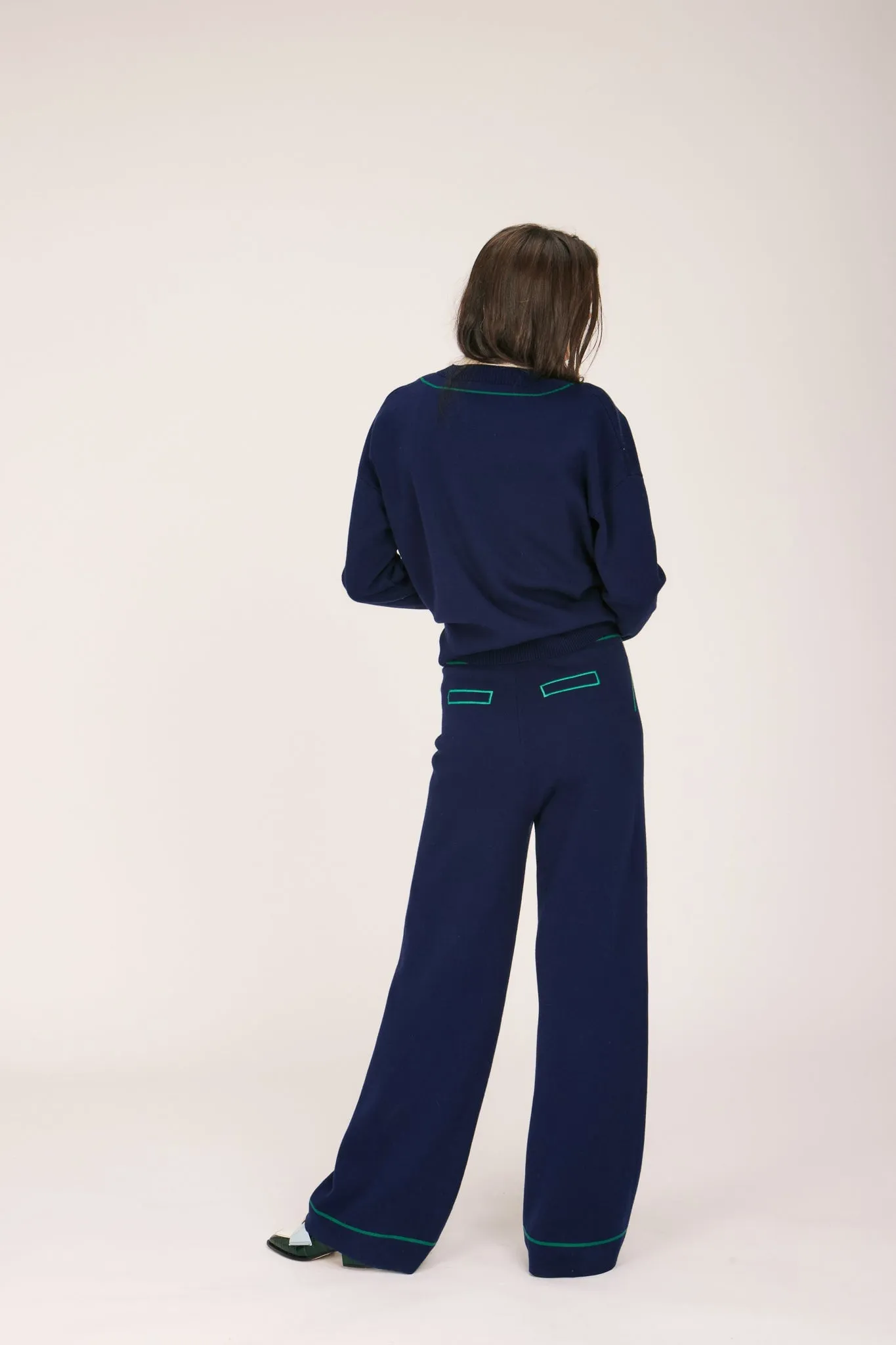 DAN PANT NAVY sold by Rachel Antonoff product image thumbnail 4