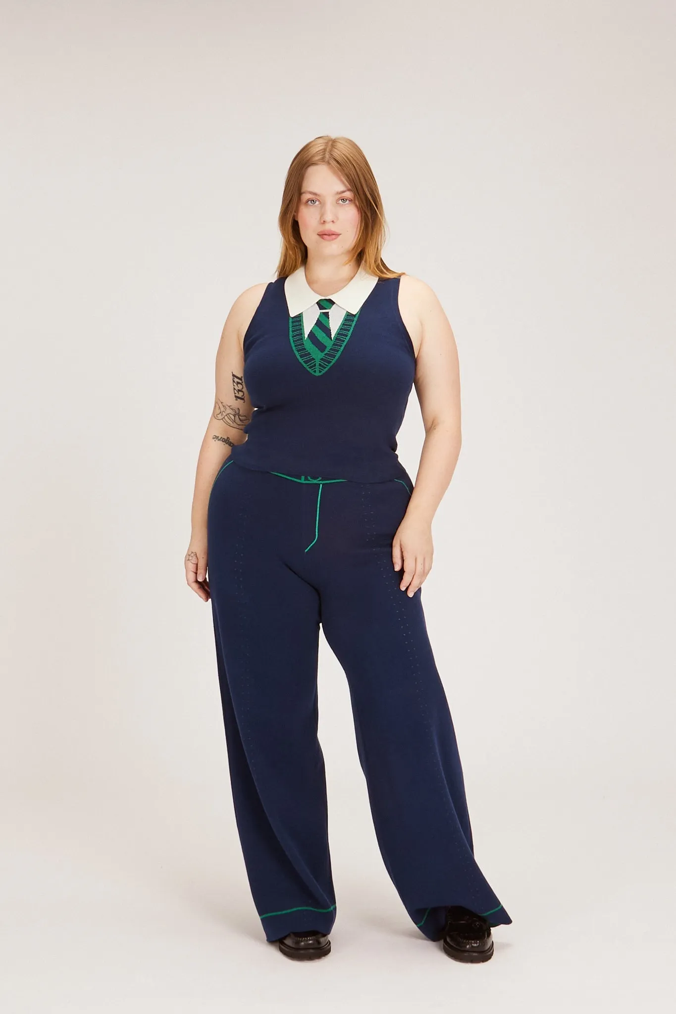 DAN PANT NAVY sold by Rachel Antonoff product image thumbnail 5