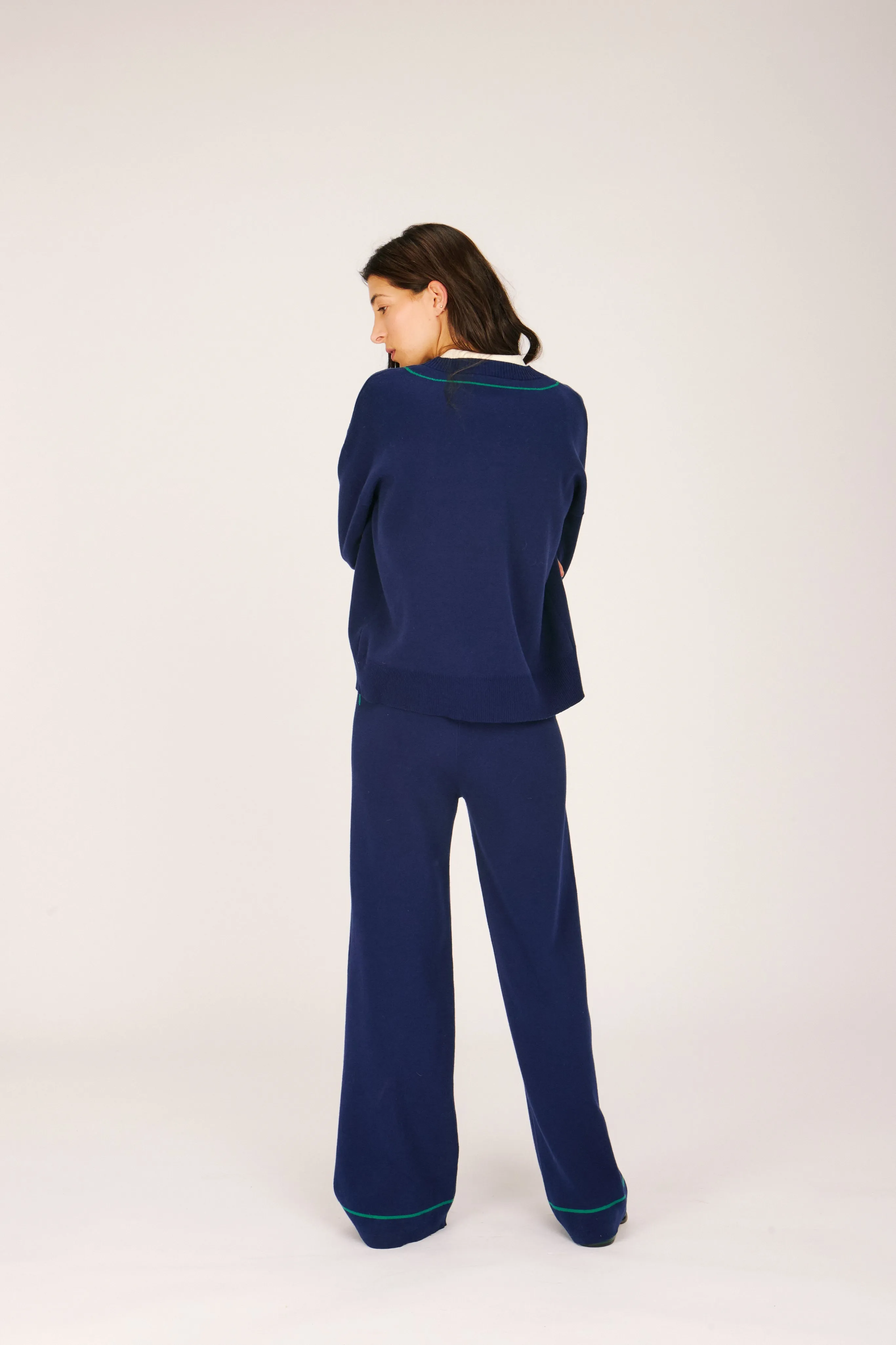 BLAIR CARDIGAN NAVY sold by Rachel Antonoff product image thumbnail 4