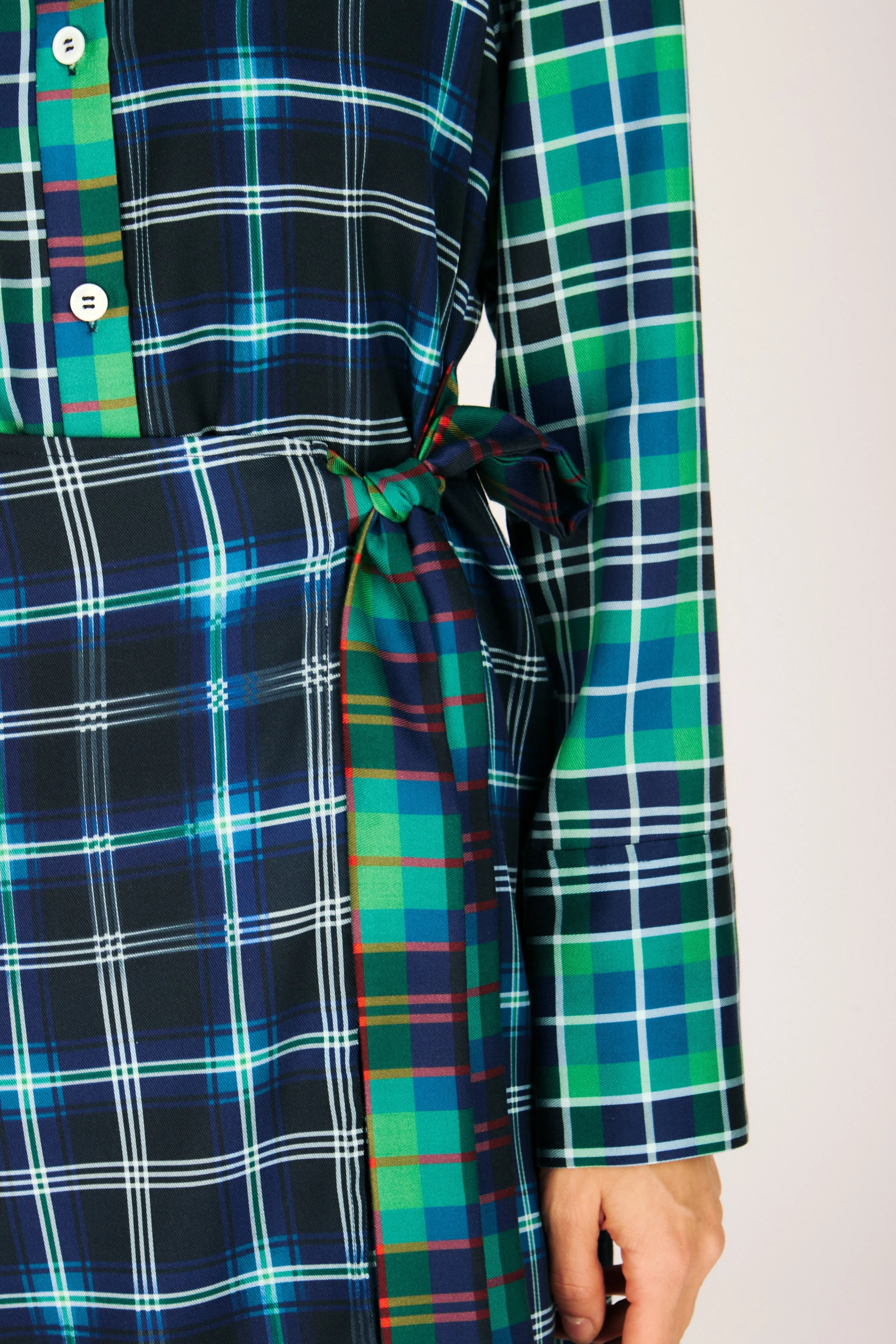 CLAUD DRESS TARTAN sold by Rachel Antonoff product image thumbnail 2