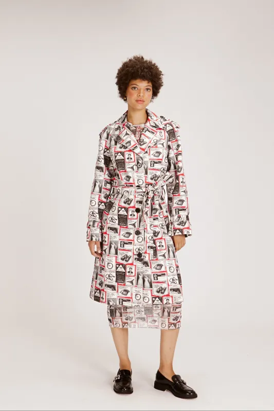 ERICA TRENCH CLASSIFIEDS made by Rachel Antonoff
