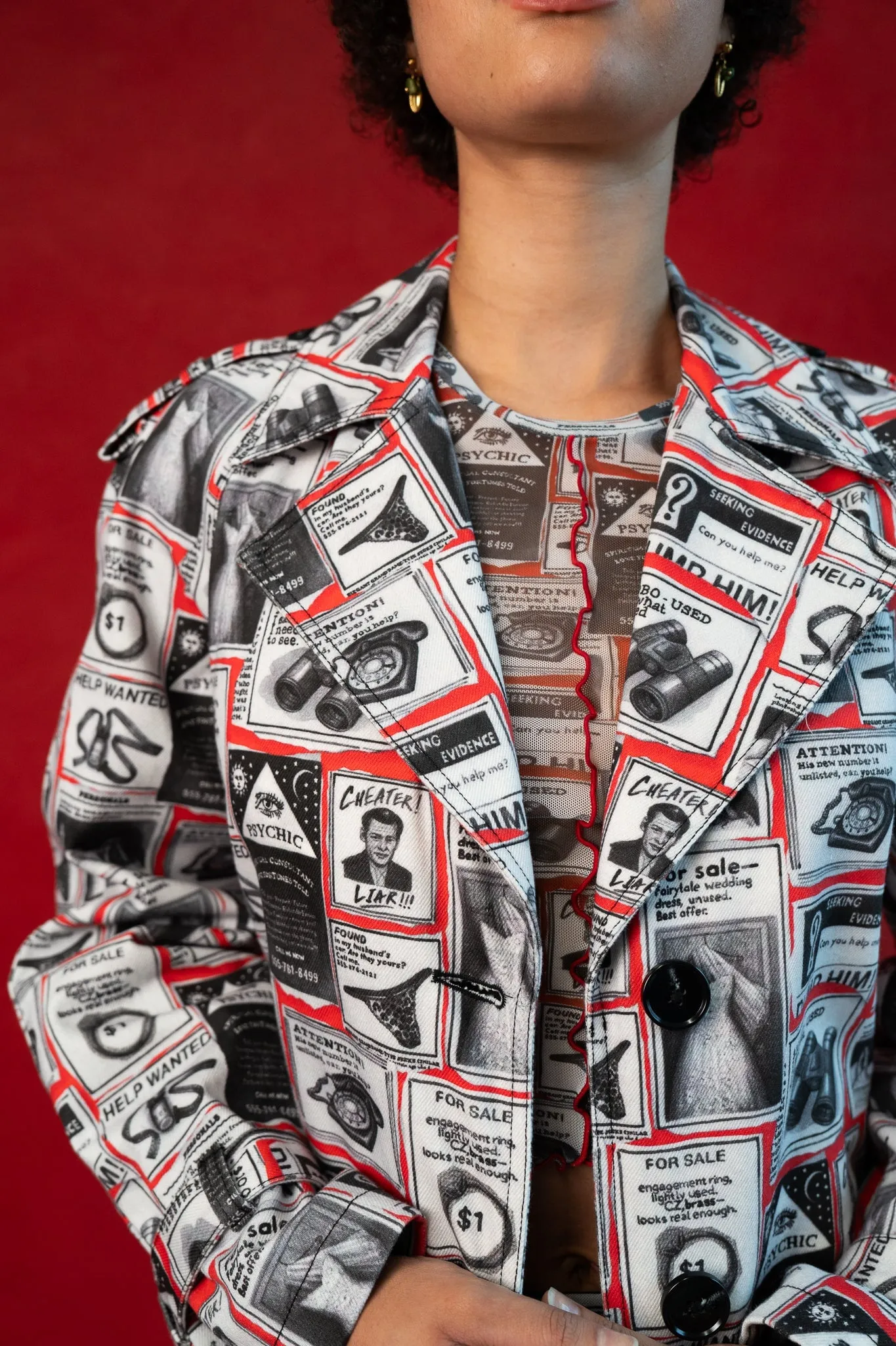 ERICA TRENCH CLASSIFIEDS sold by Rachel Antonoff product image thumbnail 5