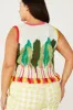 RAINBOW CHARD SHELL SWEATER sold by Rachel Antonoff