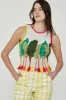 RAINBOW CHARD SHELL SWEATER sold by Rachel Antonoff