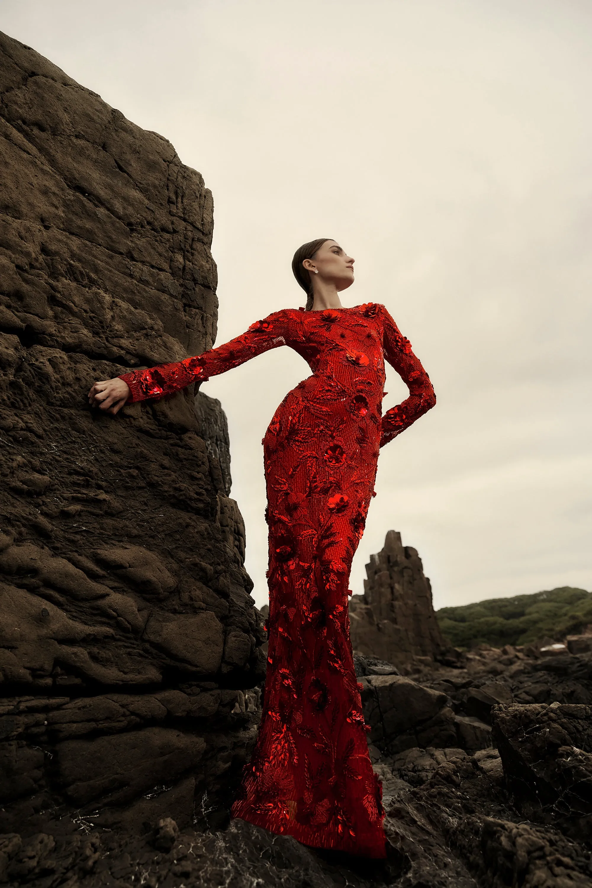 Pierre Sleeve Gown sold by Rachel Gilbert product image thumbnail 2