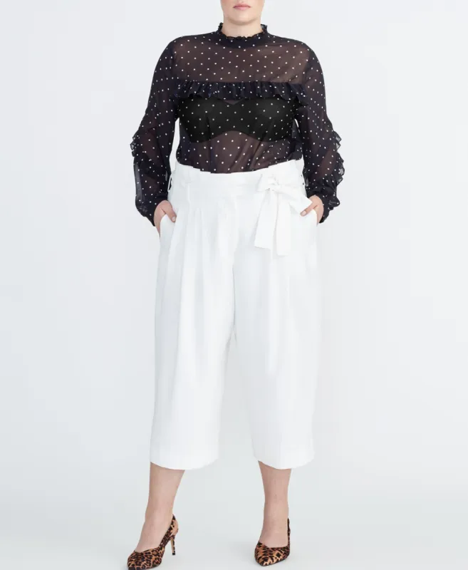 Crop Paperbag Pant sold by RACHEL Rachel Roy