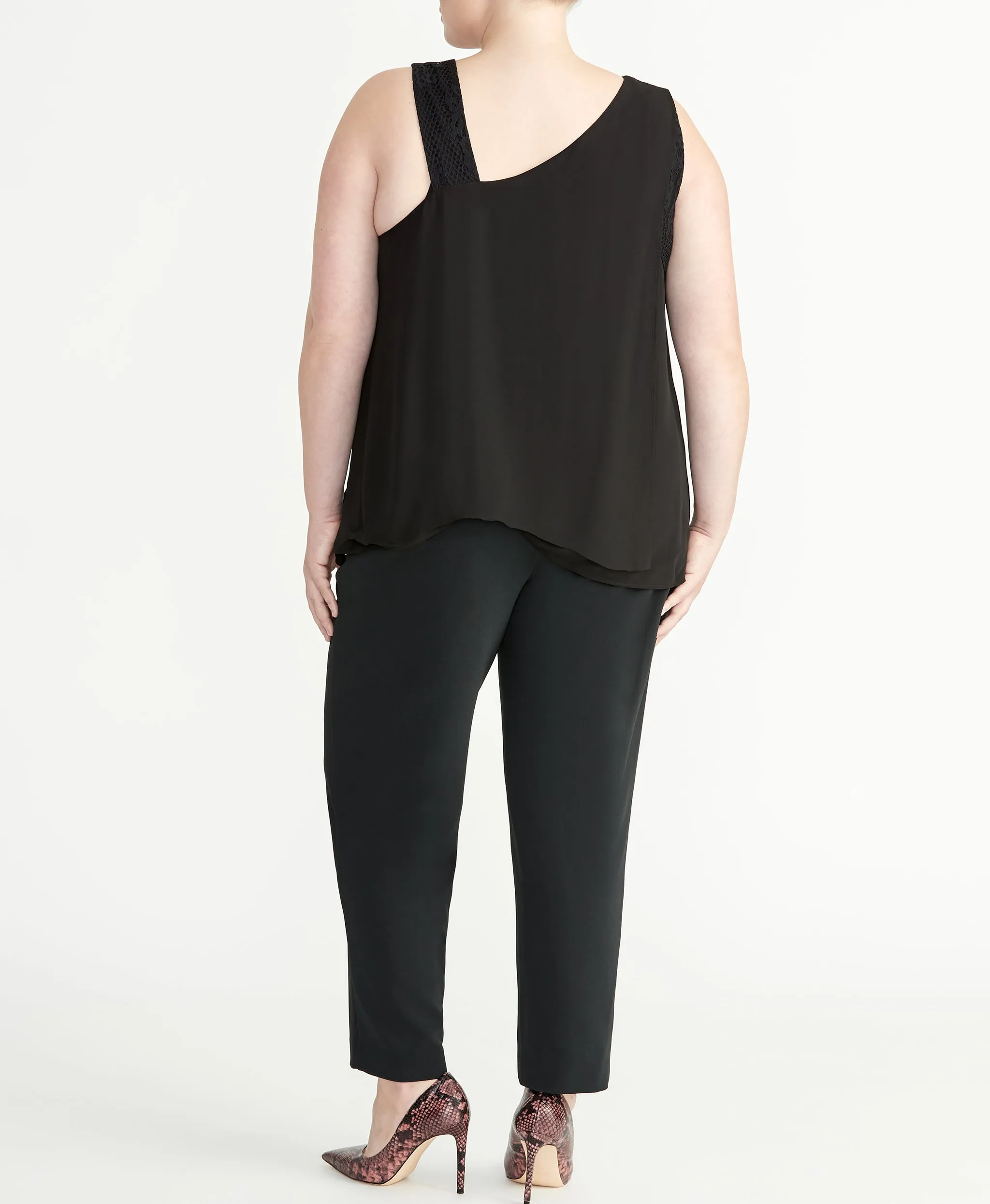 Lace Trim Tank sold by RACHEL Rachel Roy product image thumbnail 3