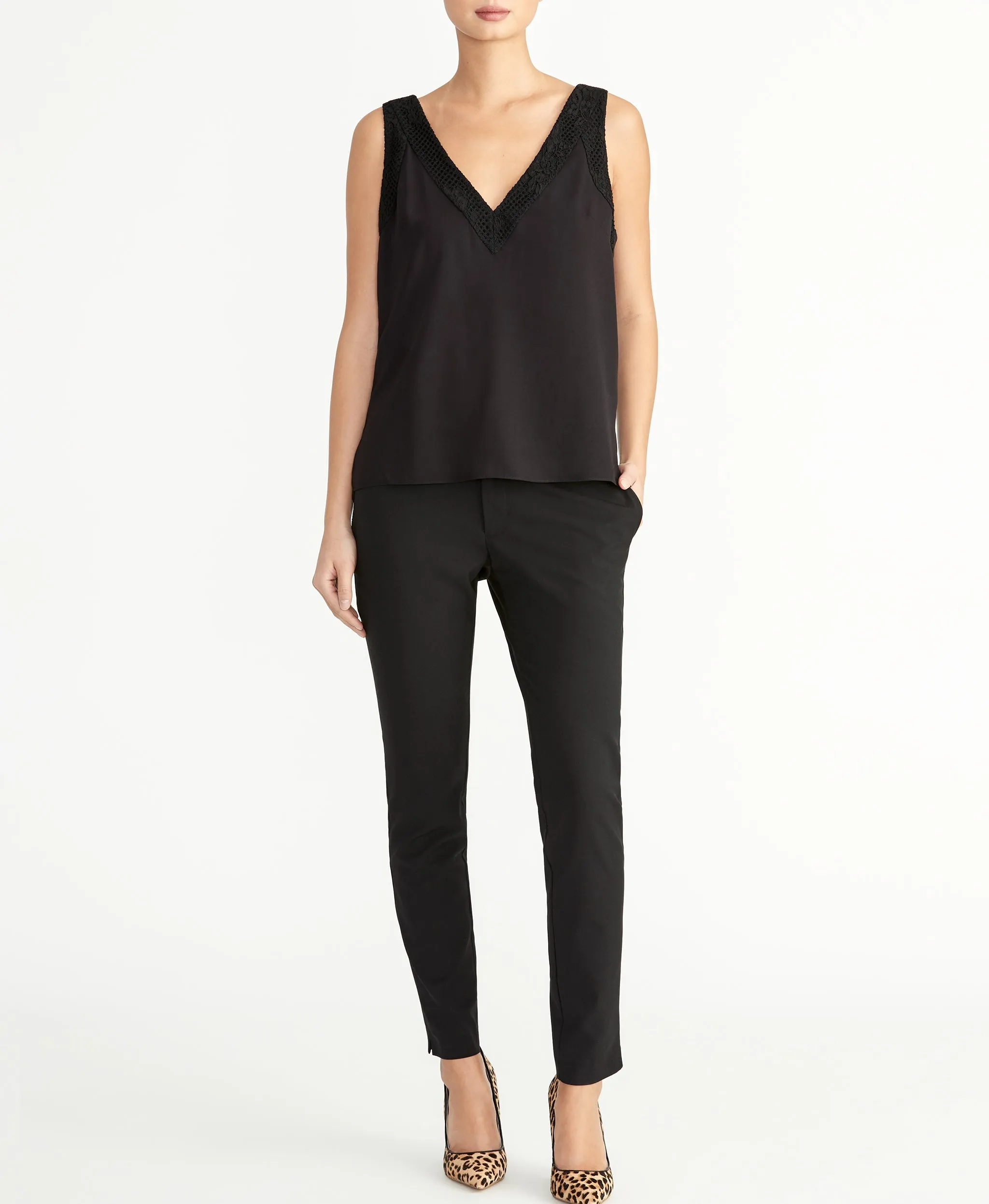 Lace Trim Tank sold by RACHEL Rachel Roy product image thumbnail 4