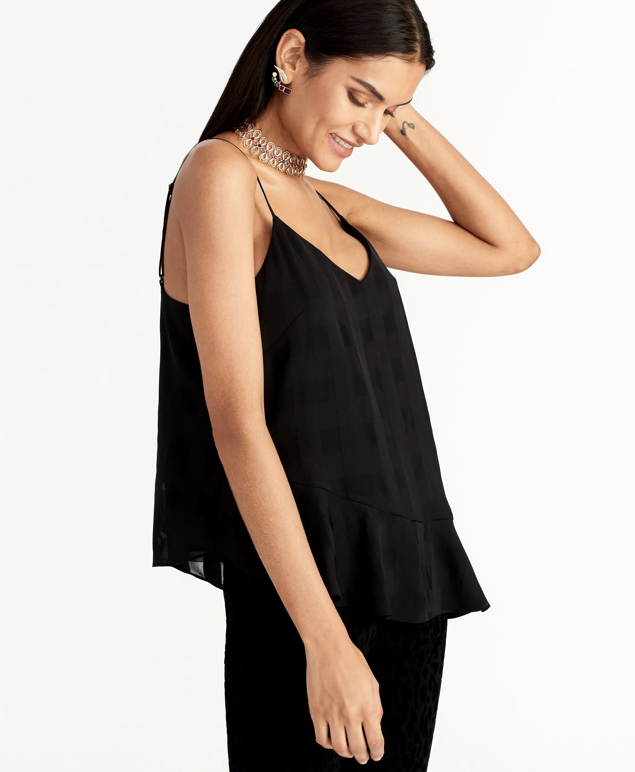 Remi Check Cami sold by RACHEL Rachel Roy product image thumbnail 5