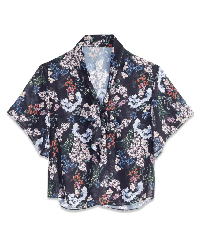 Floral Bow Blouse sold by RACHEL Rachel Roy