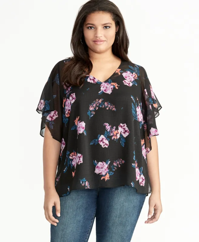 Natalie Flutter Top sold by RACHEL Rachel Roy