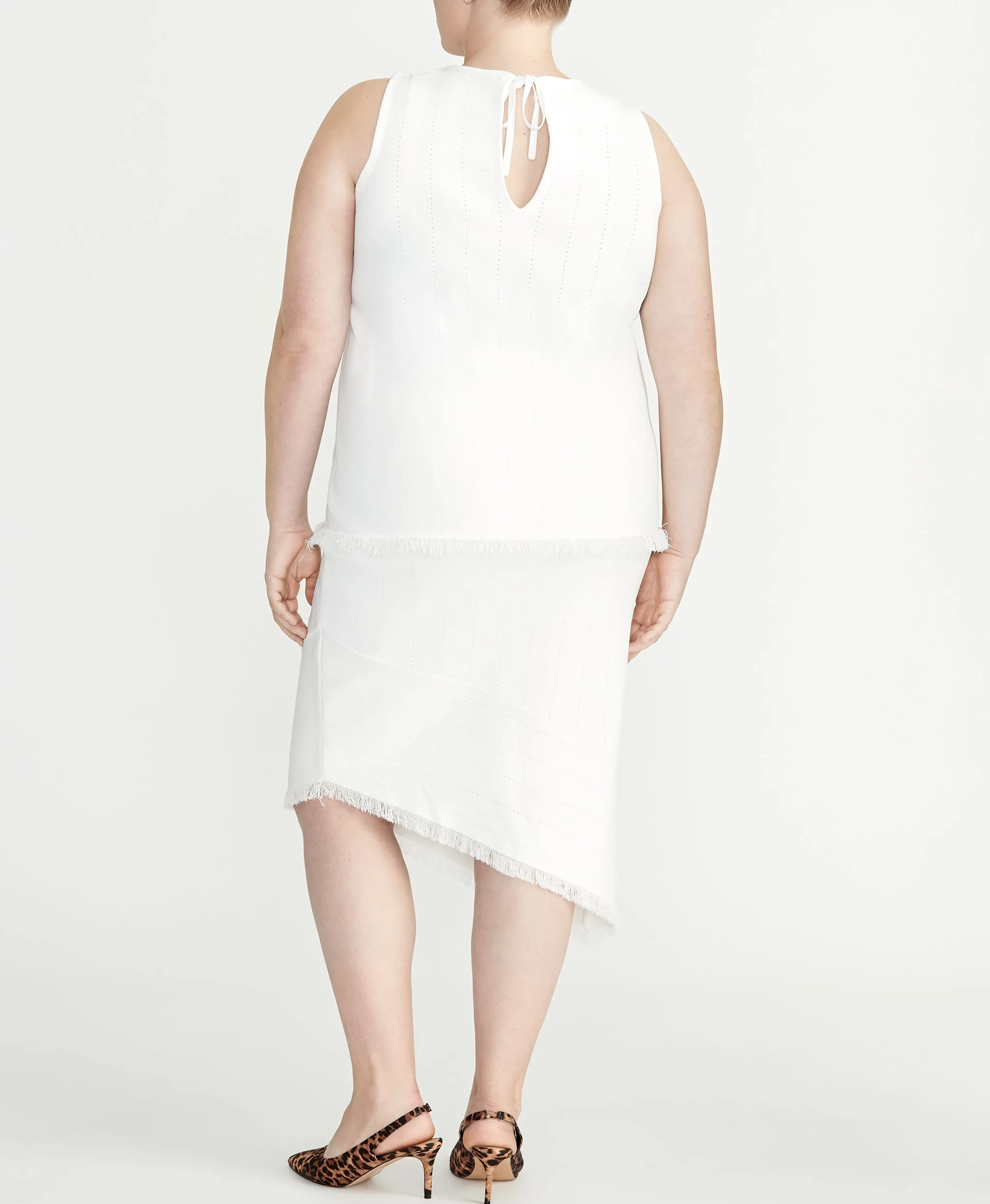 Pointelle Tie Tank sold by RACHEL Rachel Roy product image thumbnail 3