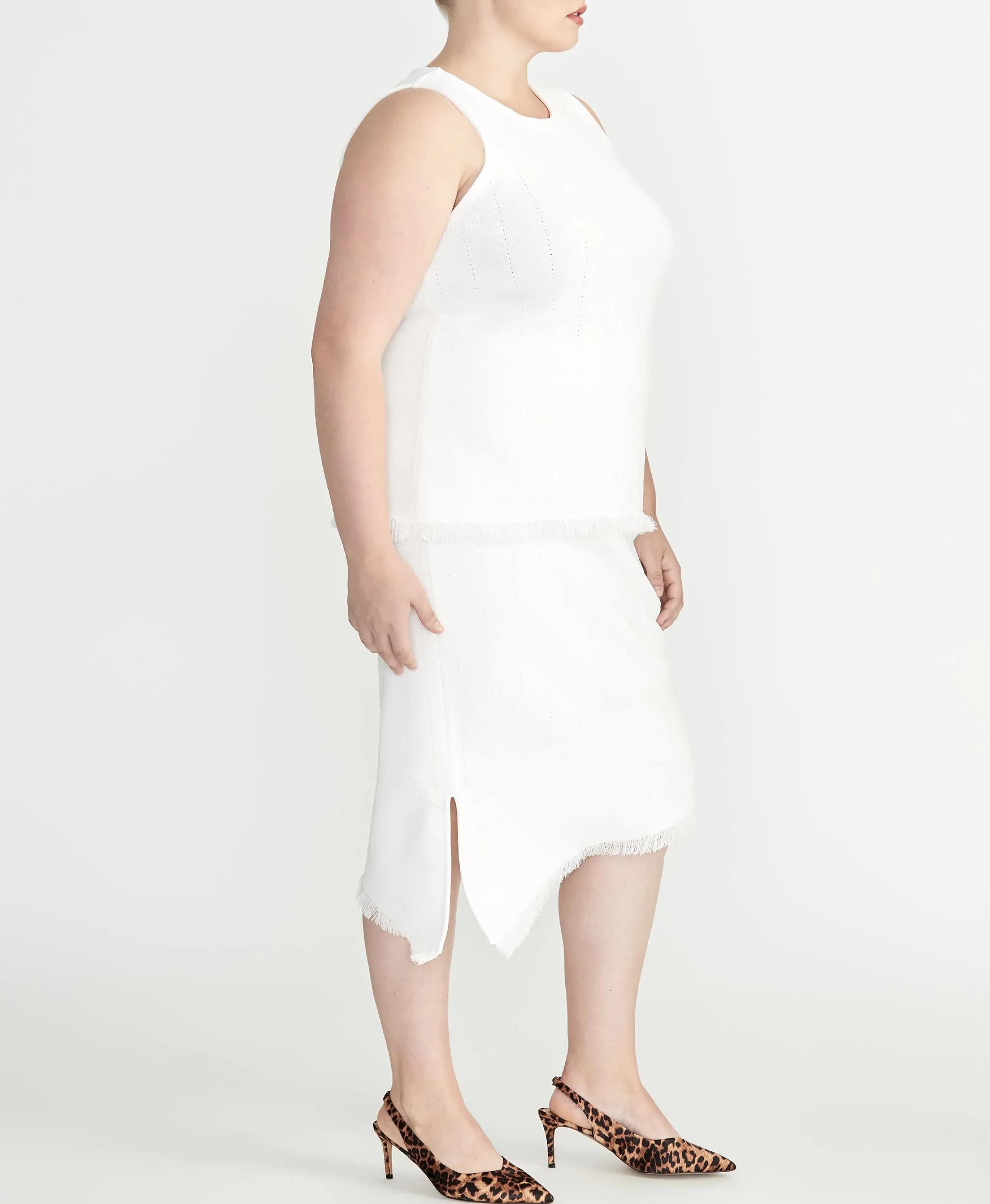 Pointelle Tie Tank sold by RACHEL Rachel Roy product image thumbnail 4