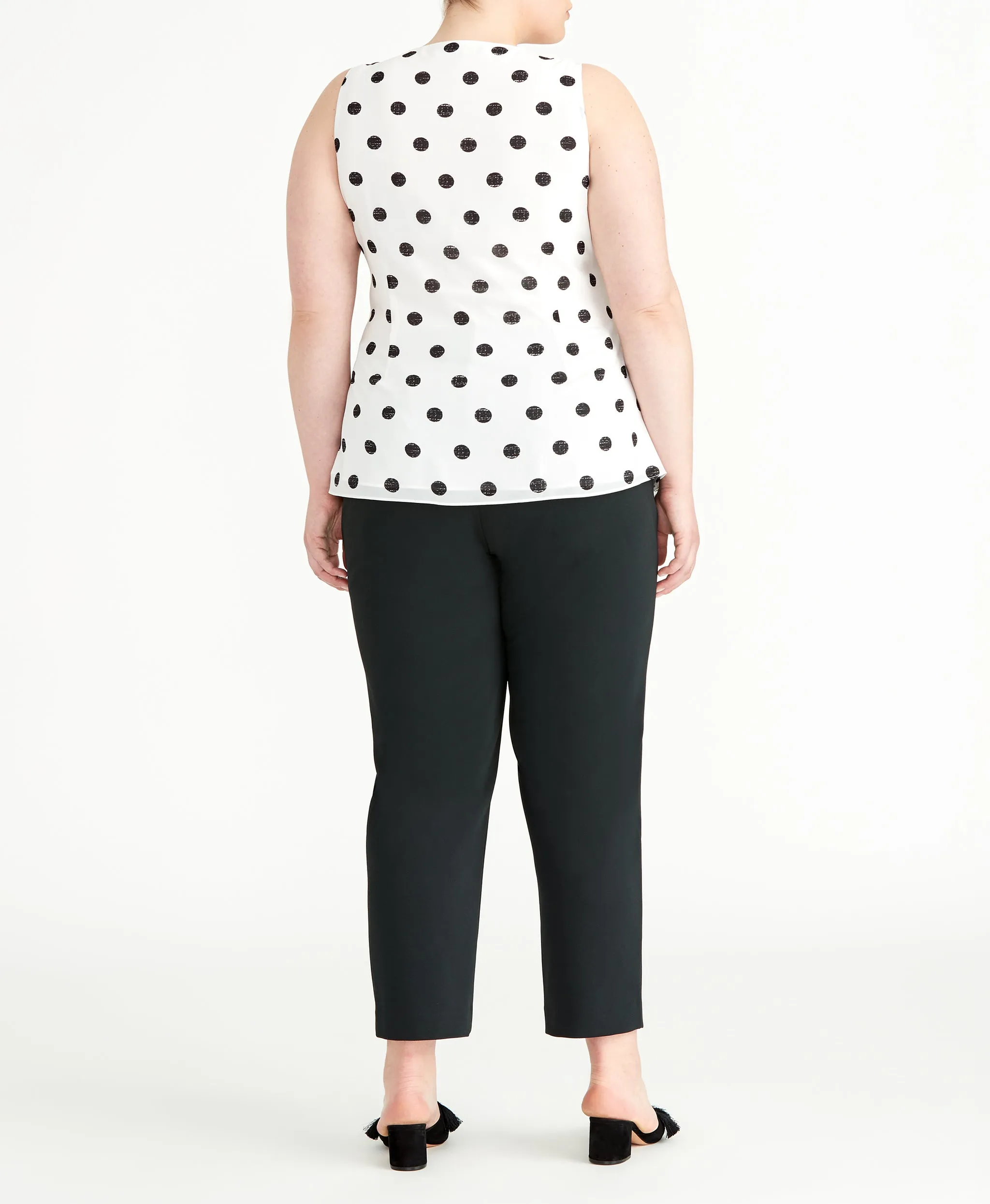 Polka Dot Twist Tank sold by RACHEL Rachel Roy product image thumbnail 5