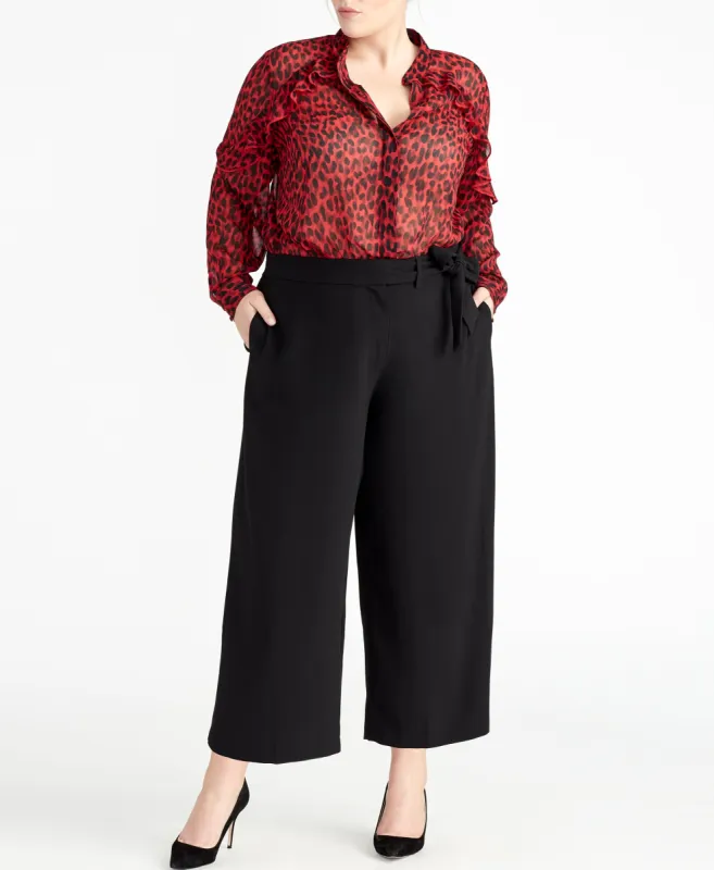 Tie Front Cropped Pant sold by RACHEL Rachel Roy