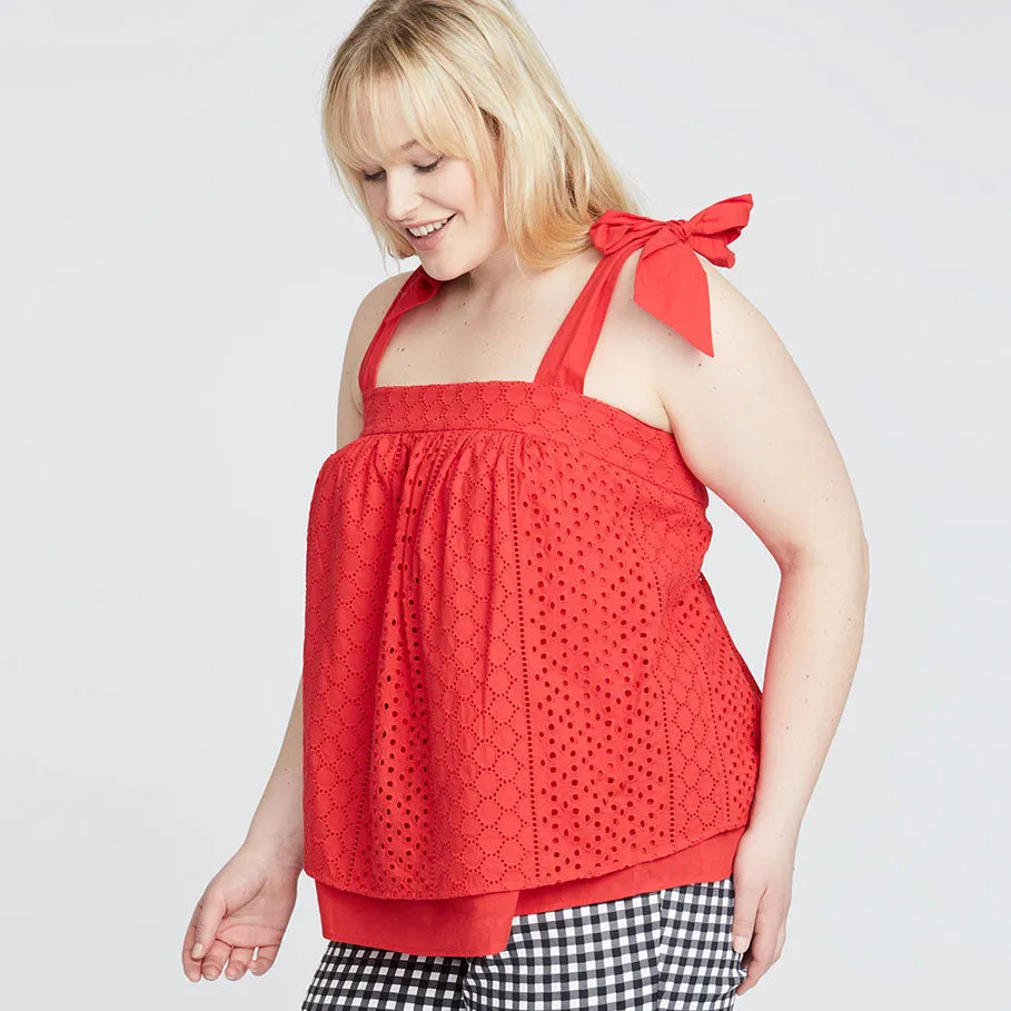 SABINE EYELET TOP sold by RACHEL Rachel Roy product image thumbnail 3