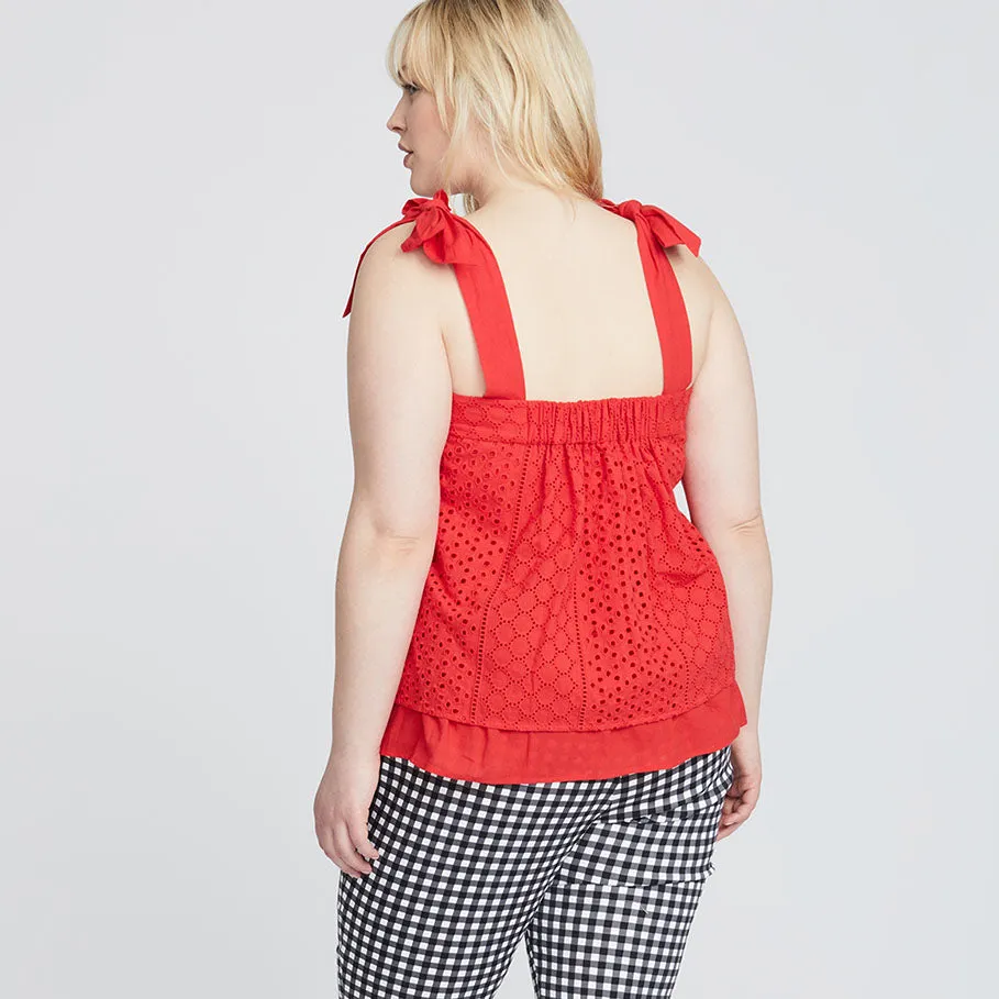 SABINE EYELET TOP sold by RACHEL Rachel Roy product image thumbnail 2