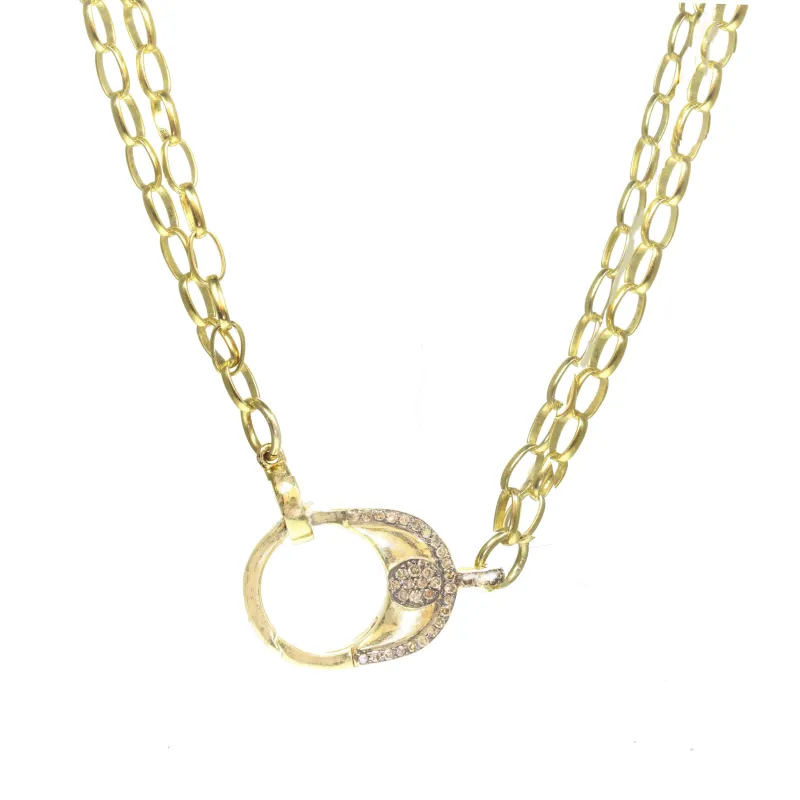 Classic Carabiner Necklace made by Rachel Reinhardt