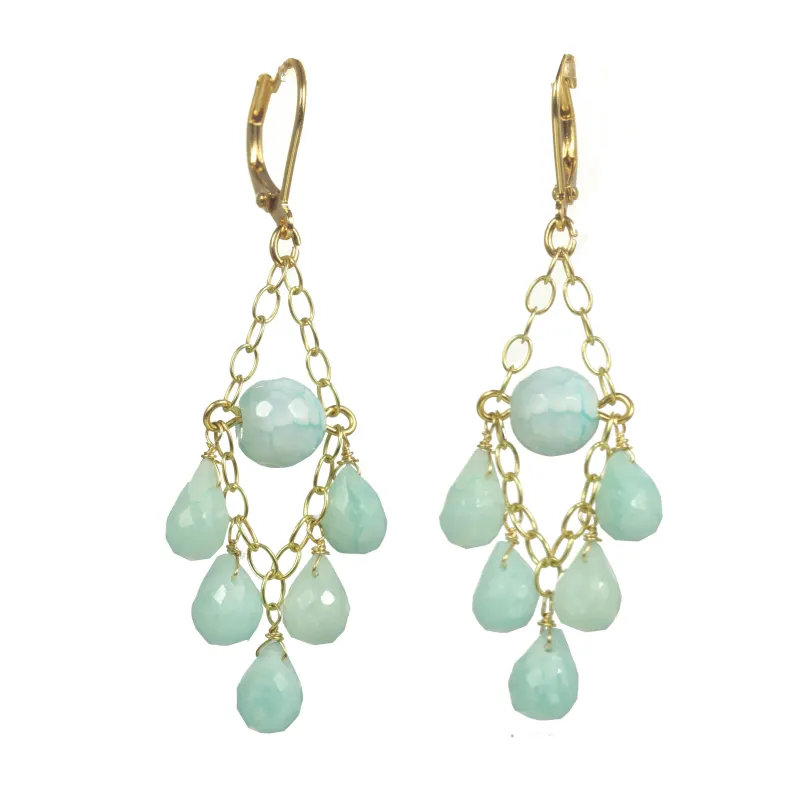 Amazonite Mini Chandelier sold by Rachel Reinhardt