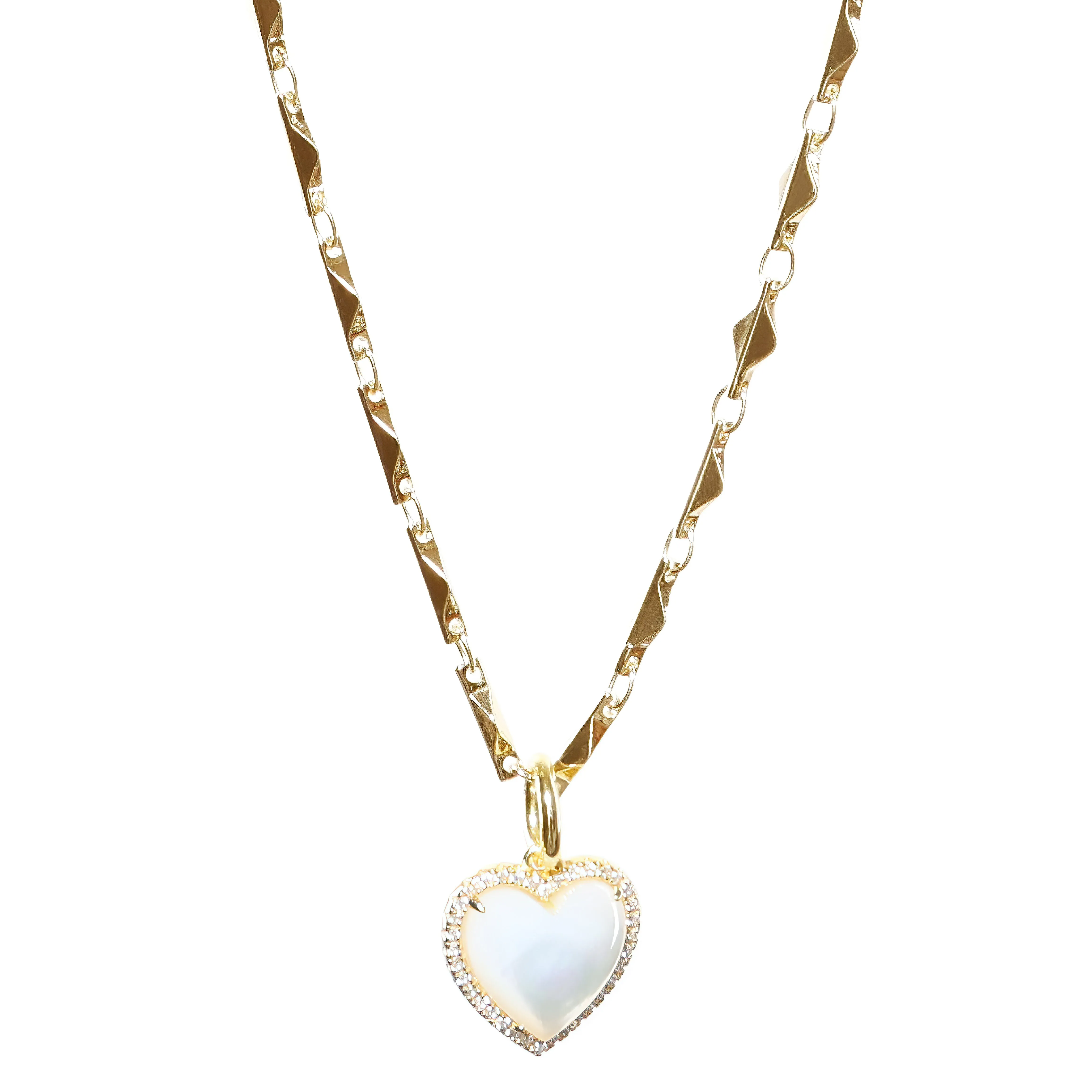 Mother of Pearl Pendant Necklace sold by Rachel Reinhardt product image thumbnail 2