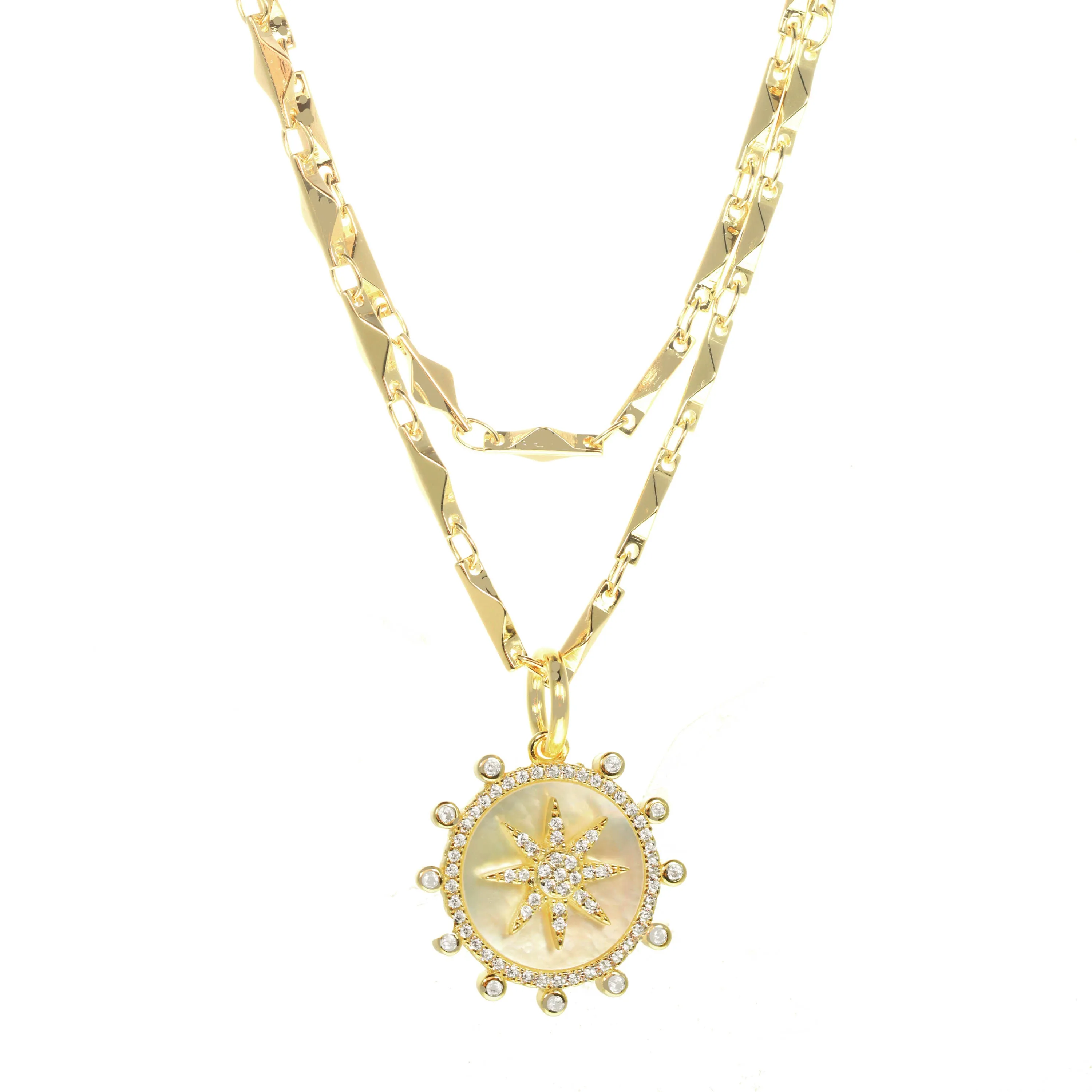 Mother of Pearl Compass Necklace sold by Rachel Reinhardt