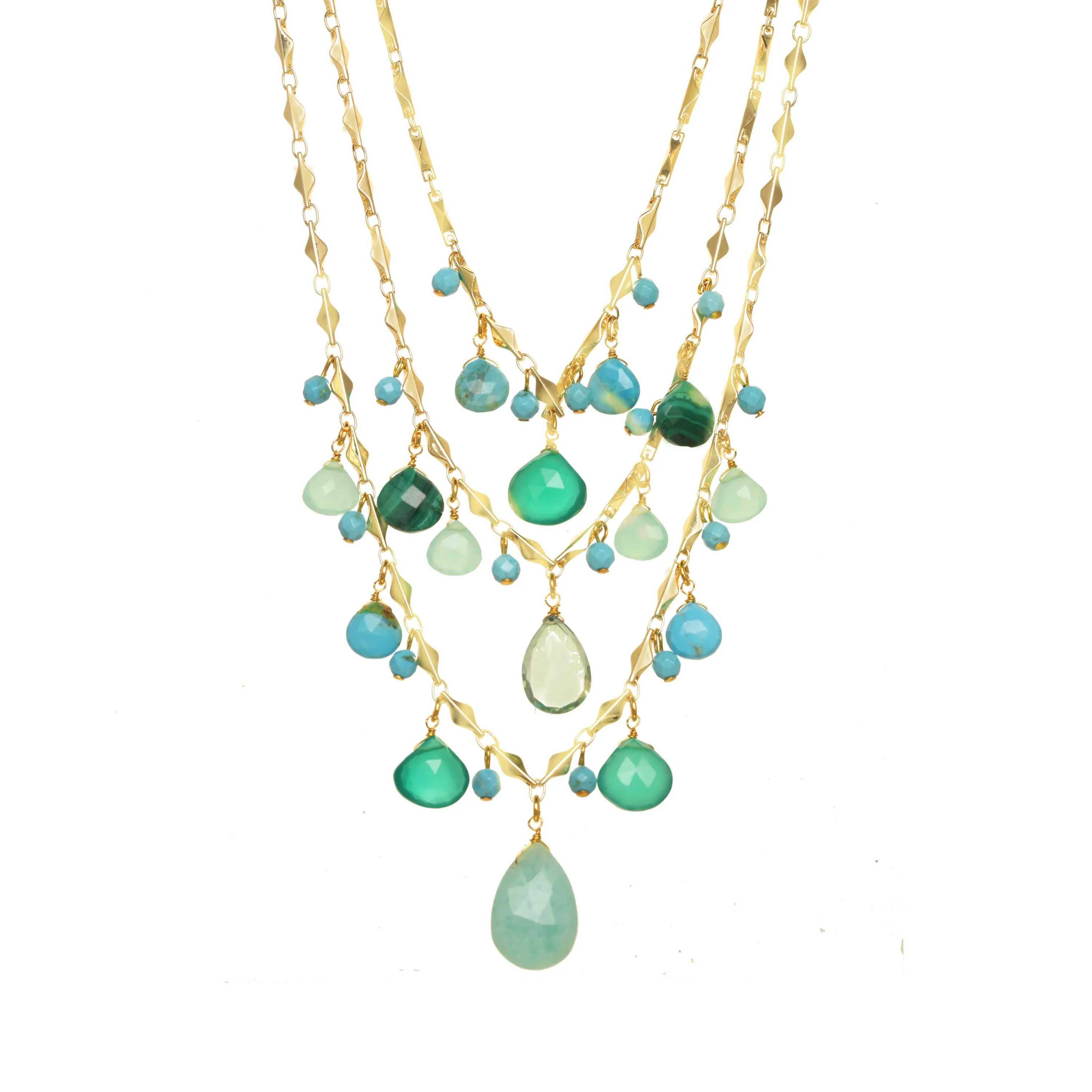 Ocean Breeze Bib Necklace sold by Rachel Reinhardt