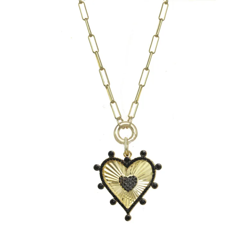 Chic Heart Charm Necklace sold by Rachel Reinhardt