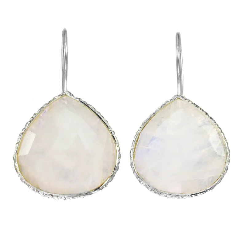 Moonstone Bezel Earring sold by Rachel Reinhardt