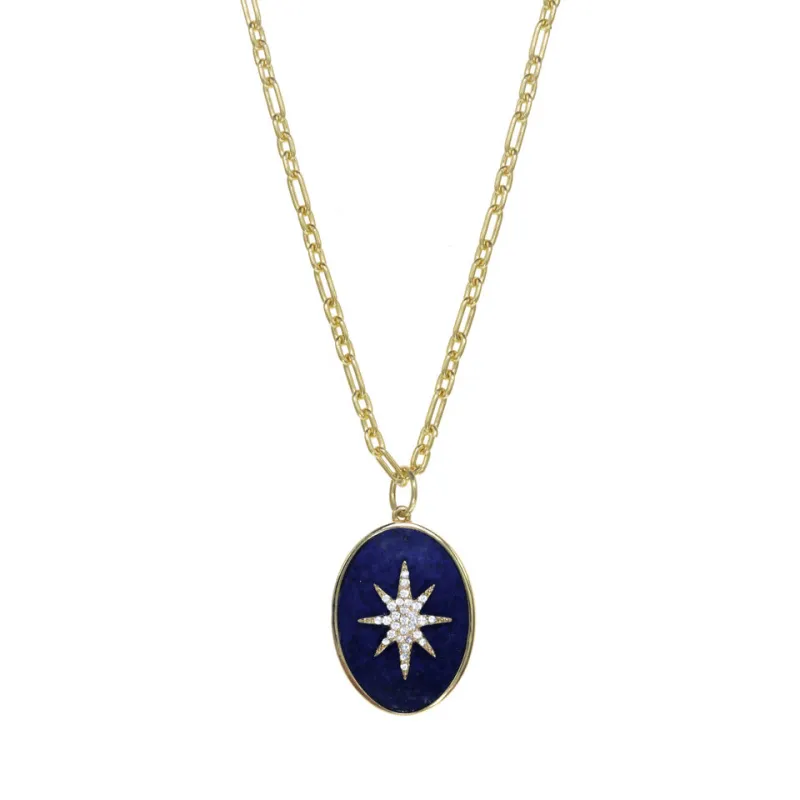 Blue Lapis Celestial Necklace sold by Rachel Reinhardt