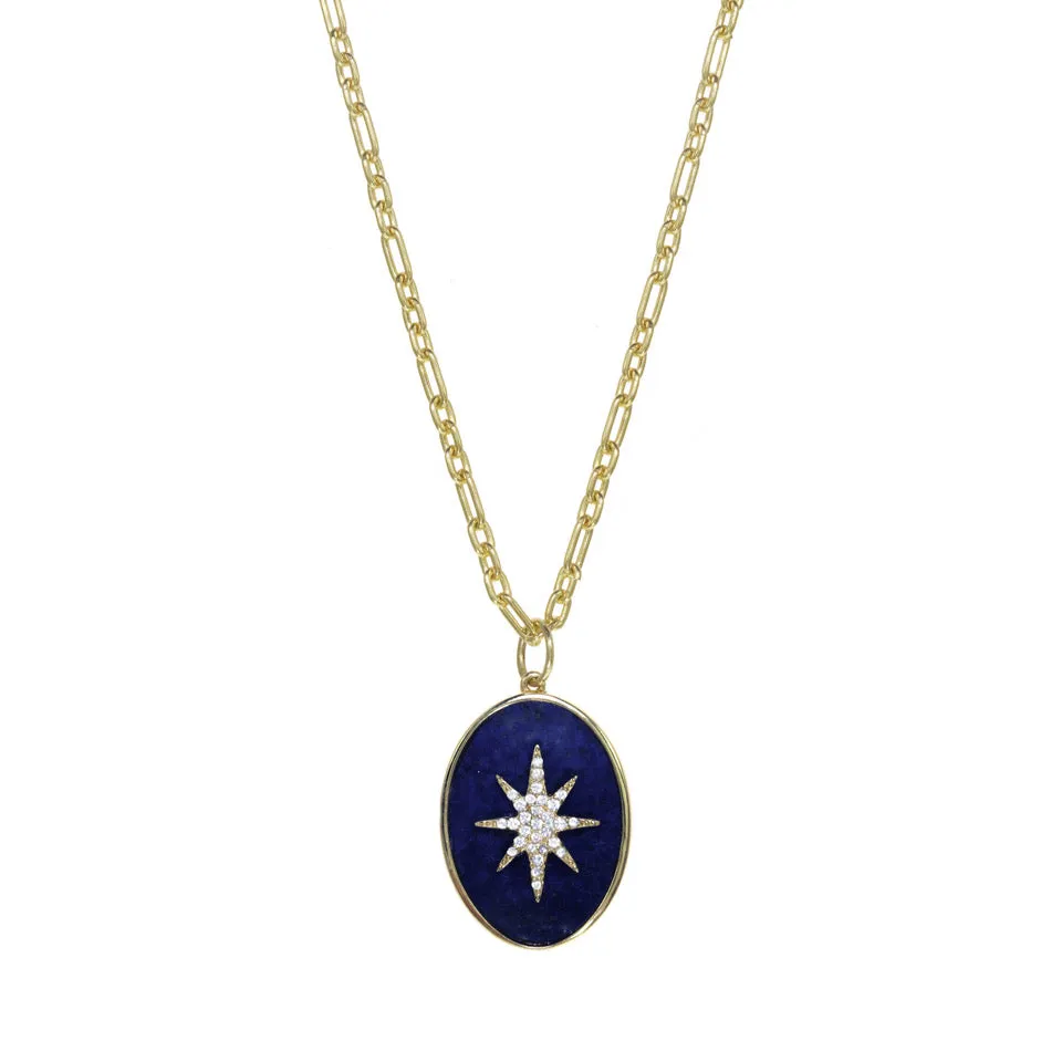 Blue Lapis Celestial Necklace sold by Rachel Reinhardt