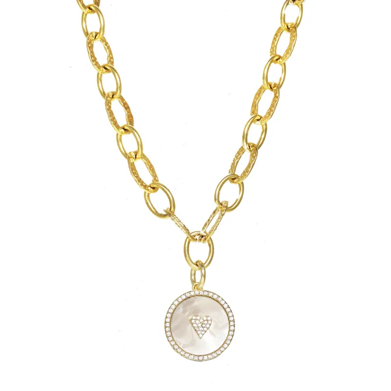 Mother of Pearl Heart Pendant sold by Rachel Reinhardt