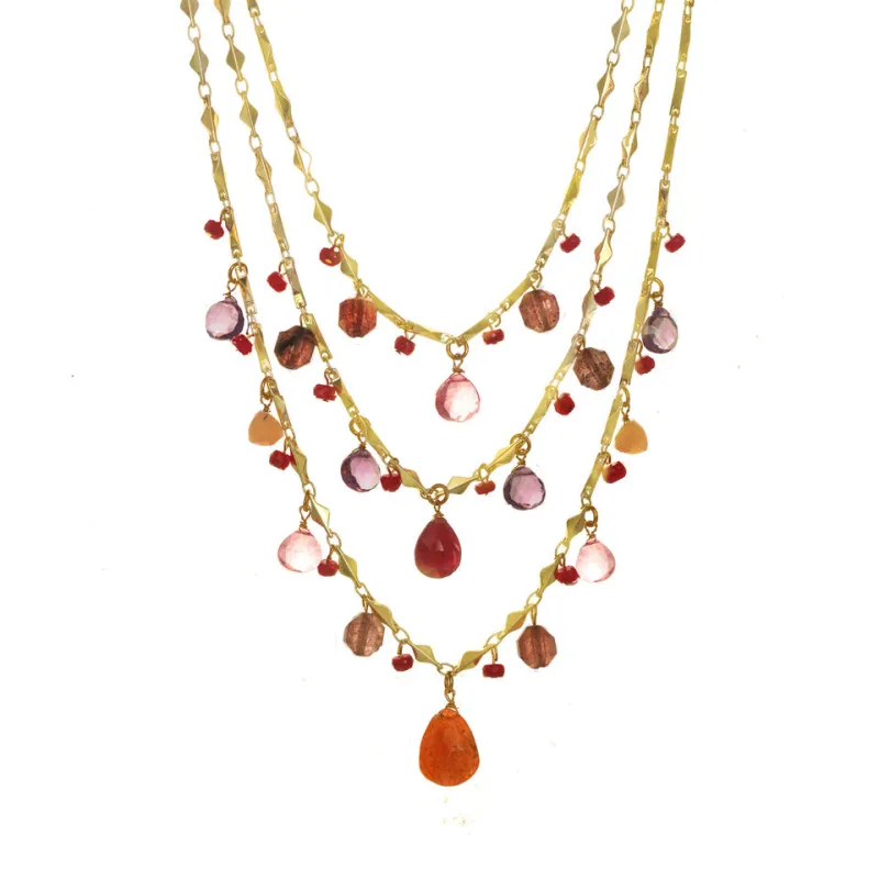 Wild Berry Bib Necklace sold by Rachel Reinhardt