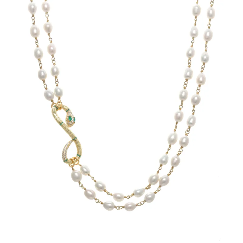 Freshwater Pearl Serpent Necklace sold by Rachel Reinhardt