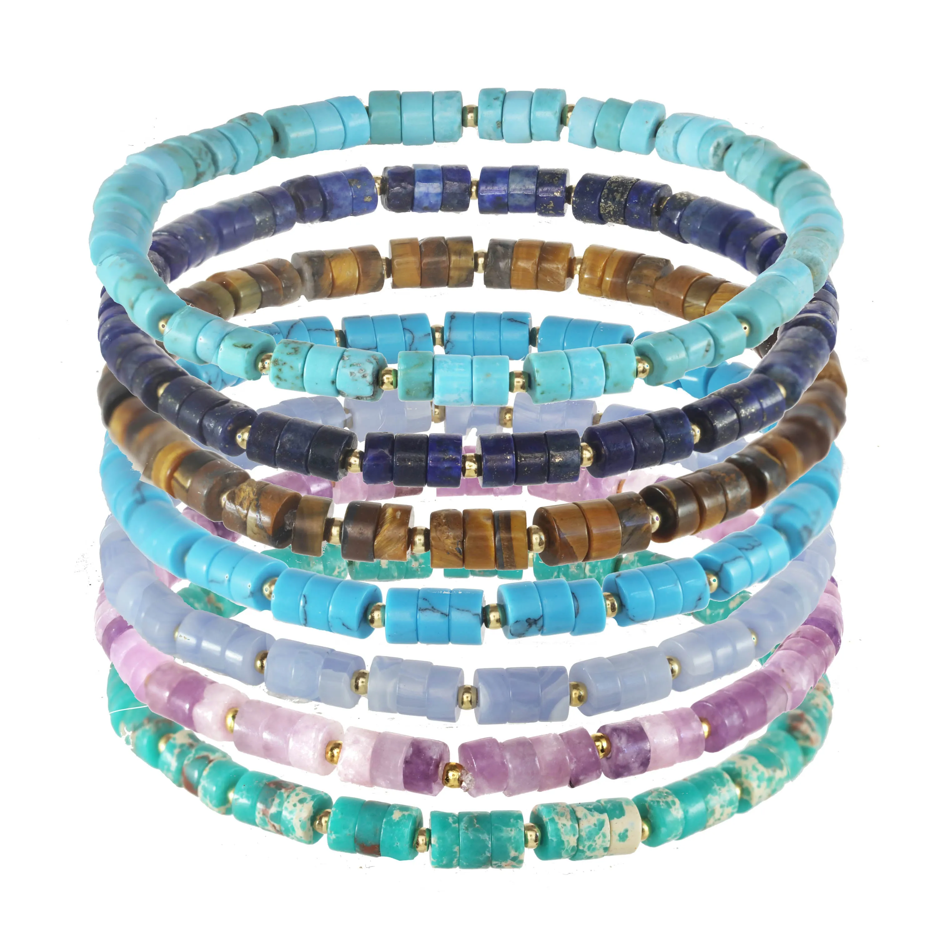 Heishi Stackable Bracelets sold by Rachel Reinhardt