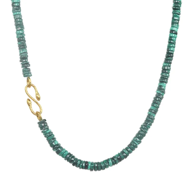 Malachite Snake Pendant sold by Rachel Reinhardt
