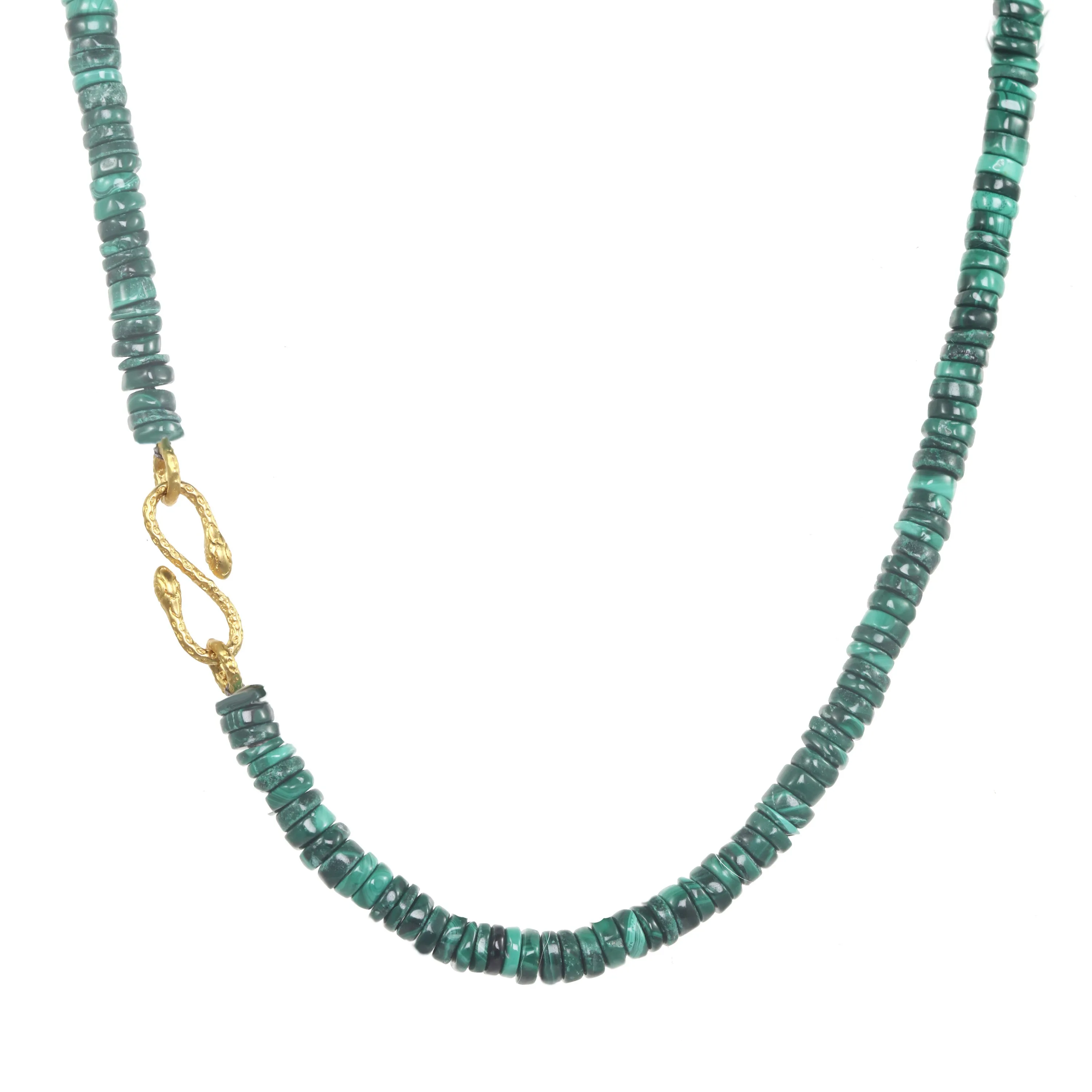 Malachite Snake Pendant sold by Rachel Reinhardt
