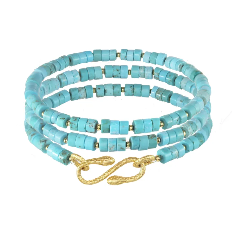 Turquoise Snake Connector Bracelet sold by Rachel Reinhardt