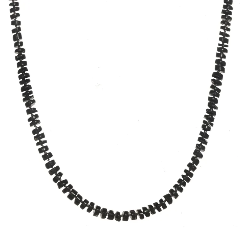 Black Onyx Heishi Necklace made by Rachel Reinhardt