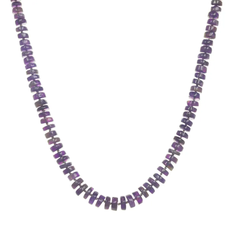 Amethyst Heishi Necklace sold by Rachel Reinhardt