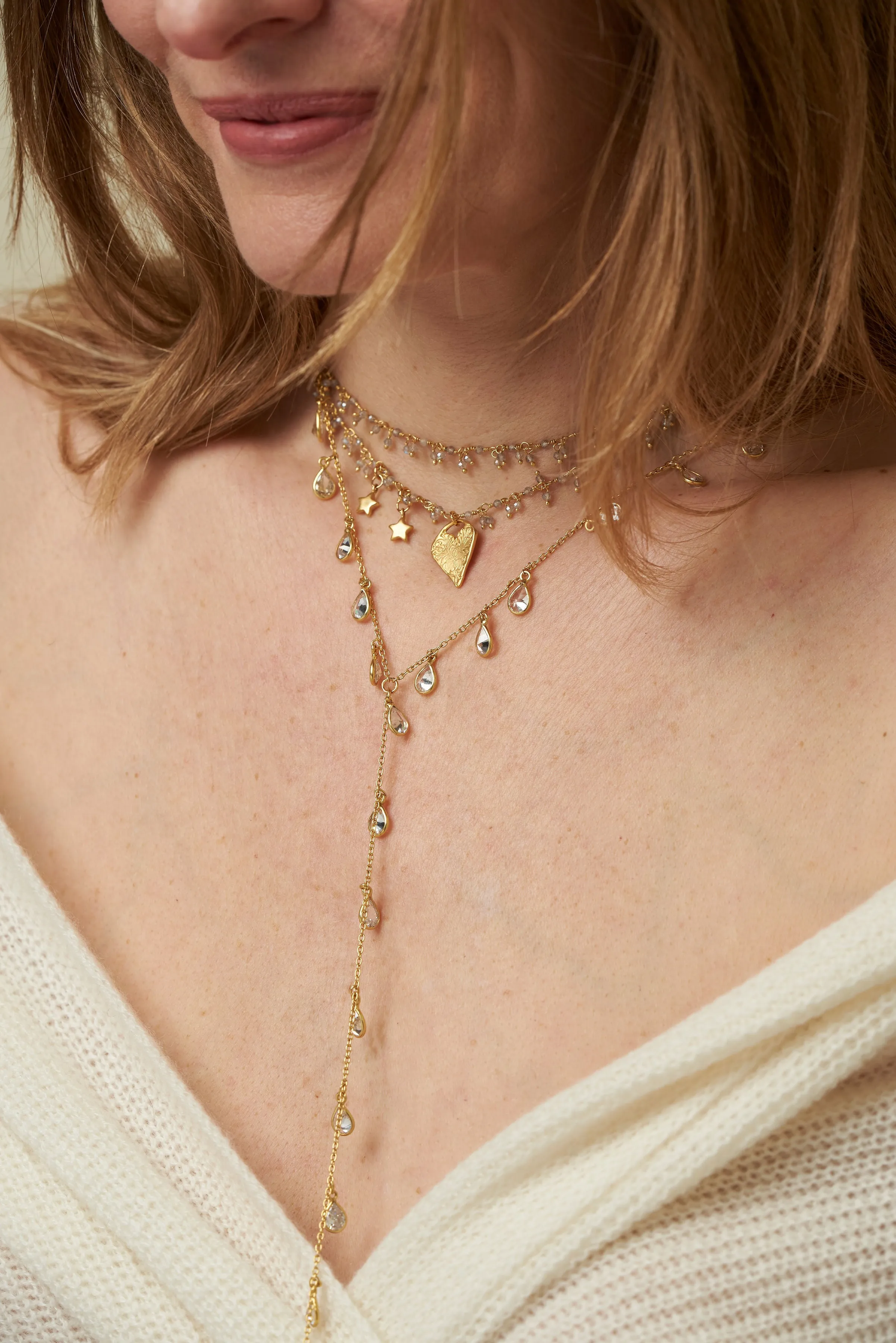 Raindrop Y Necklace sold by Rachel Reinhardt product image thumbnail 2